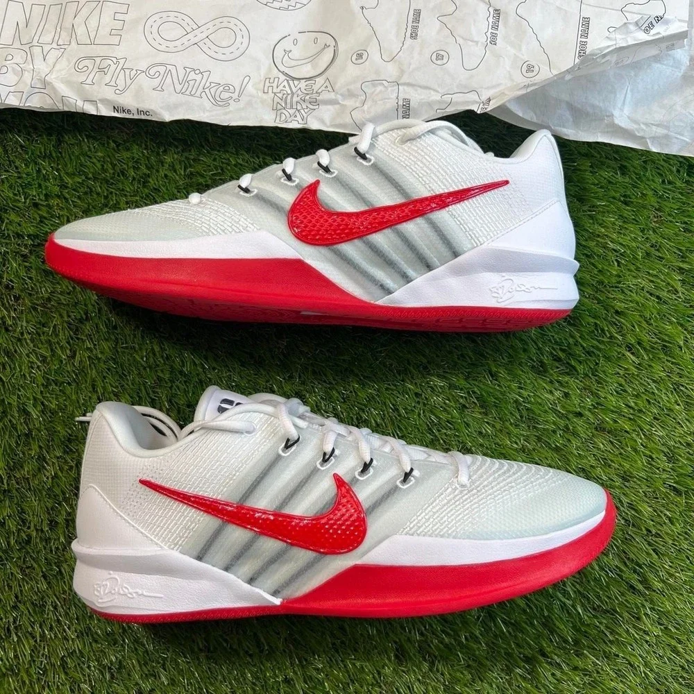 Nike Sabrina 3 By You White Red Basketball Shoes Mens 11 Womens 12.5 New Custom